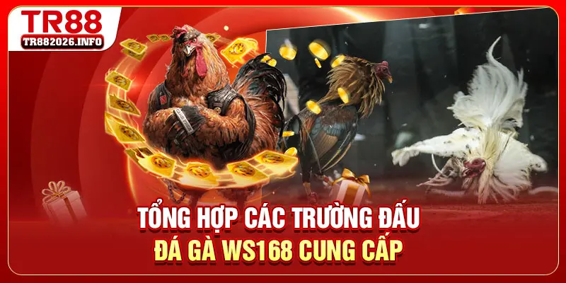 Tổng hợp các trường đấu đá gà WS168 cung cấp